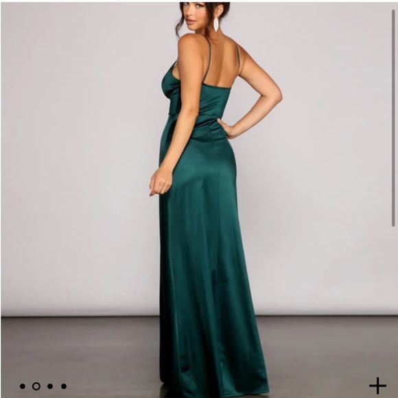 Windsor green maxi dress size xs - Picture 3 of 6